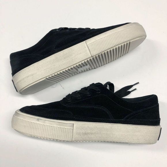 ALL SAINTS| Mercia Low Top Trainer Black Chunky Sneaker - Picture 2 of 8